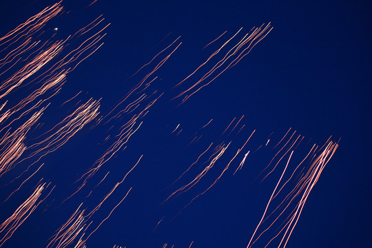 夜空煙花滿天星