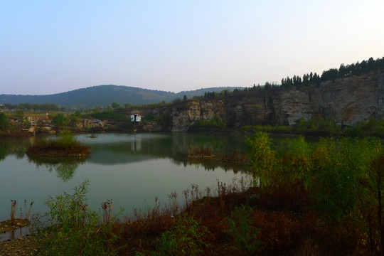 山湖泊