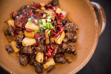 小炒鴨肉