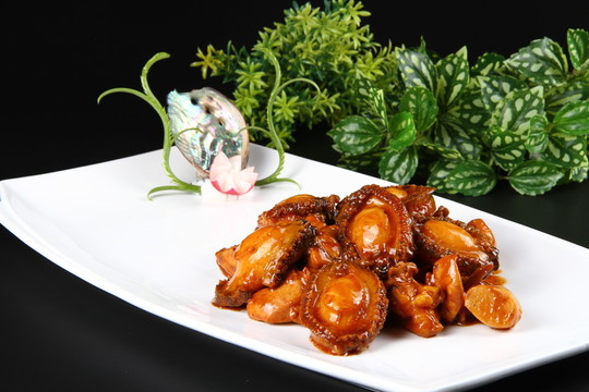 鮑魚炆雞