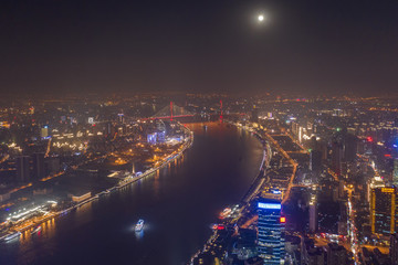 航拍上海摩天大樓夜景64