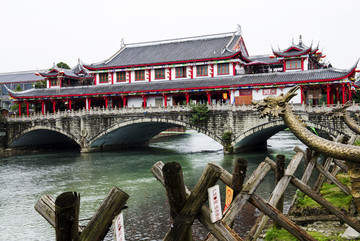 成都三道堰古鎮(zhèn)風(fēng)光