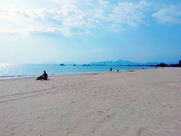 海邊沙灘風(fēng)景