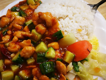 宮保雞丁蓋飯