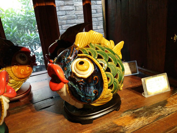 金魚雕像
