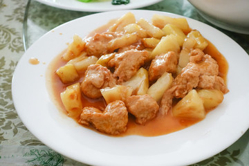 素菠蘿肉