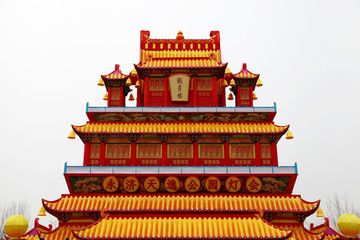 永濟鸛雀樓燈展