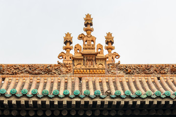 古建筑琉璃脊剎