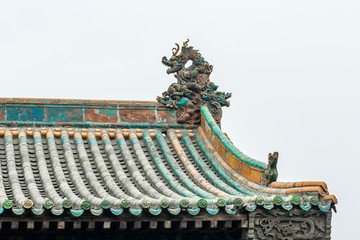 古建筑琉璃龍吻