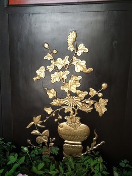 木雕花紋