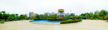 瓊海市政廣場全景圖