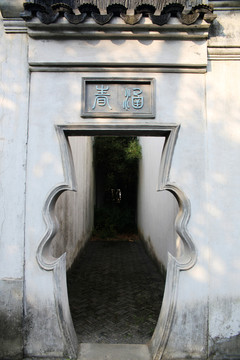 古典建筑門洞