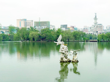 雷州西湖風光