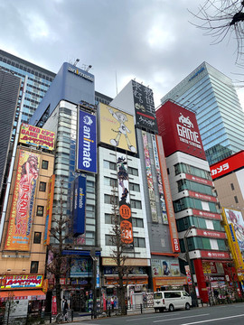 日本東京商業(yè)街