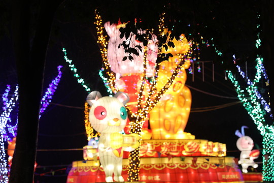 花燈元宵節(jié)元宵燈會鬧花燈