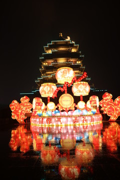 花燈元宵節(jié)元宵燈會鬧花燈