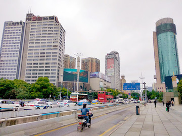 貴陽街頭道路風景