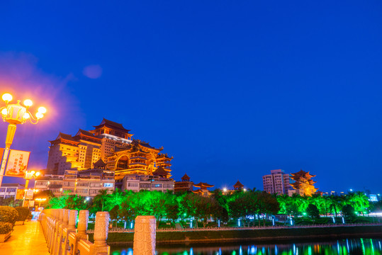 玉林旅游景點云天宮云天文化城