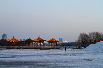 南湖夜景