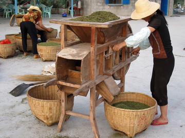 花椒初加工揚(yáng)谷機(jī)脫殼生產(chǎn)工序
