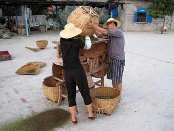 花椒初加工揚(yáng)谷機(jī)脫殼生產(chǎn)工序