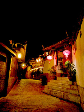 麗江古城夜景