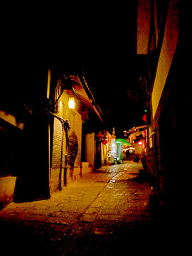 麗江古城夜景