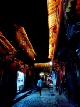 麗江古城夜景