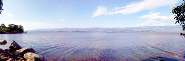 西昌邛海風(fēng)景全景圖
