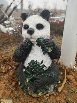 熊貓雕塑