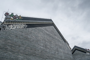 嶺南風(fēng)格建筑青磚墻