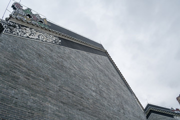 嶺南風(fēng)格建筑青磚墻