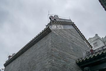 嶺南風(fēng)格建筑青磚墻