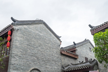 嶺南風(fēng)格建筑青磚墻
