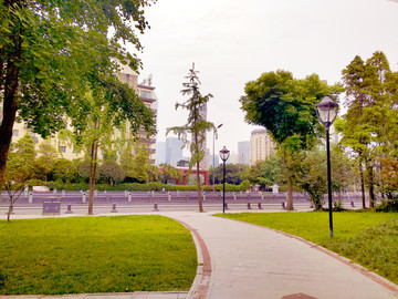 公園小道風(fēng)景