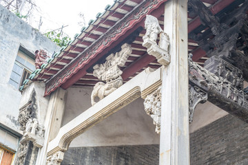 古建筑房梁
