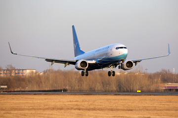 廈門航空公司飛機落地