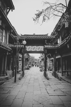 成都古鎮(zhèn)復(fù)古照片