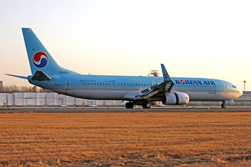 大韓航空航班落地