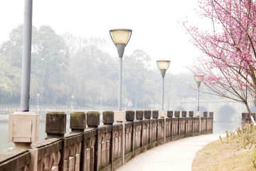 石頭欄桿