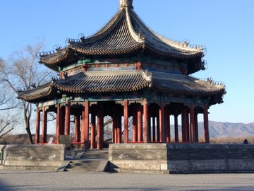 頤和園八角亭