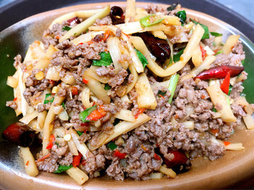 竹筍炒肉末