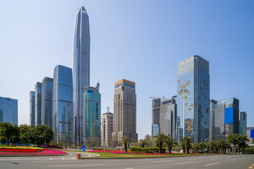 深圳城市道路建筑景觀