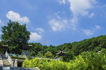 千山木魚庵鐘樓與鼓樓