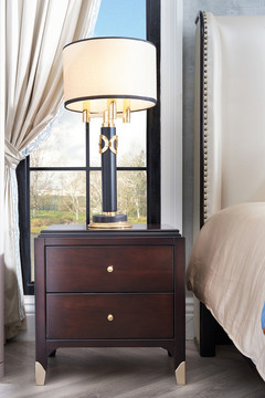 古典高端实木美式床头柜