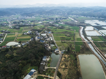 航拍美麗鄉(xiāng)村
