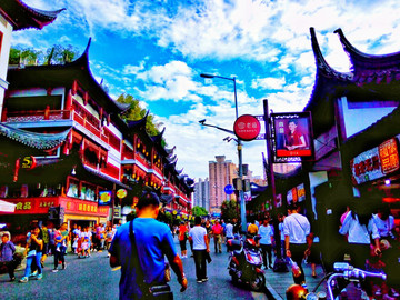 上海豫園老街