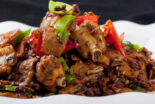 鹽菜肉排骨