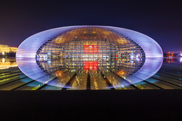 中國國家大劇院夜景