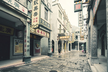 香港老建筑街景